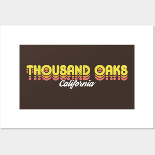 Retro Thousand Oaks California Posters and Art